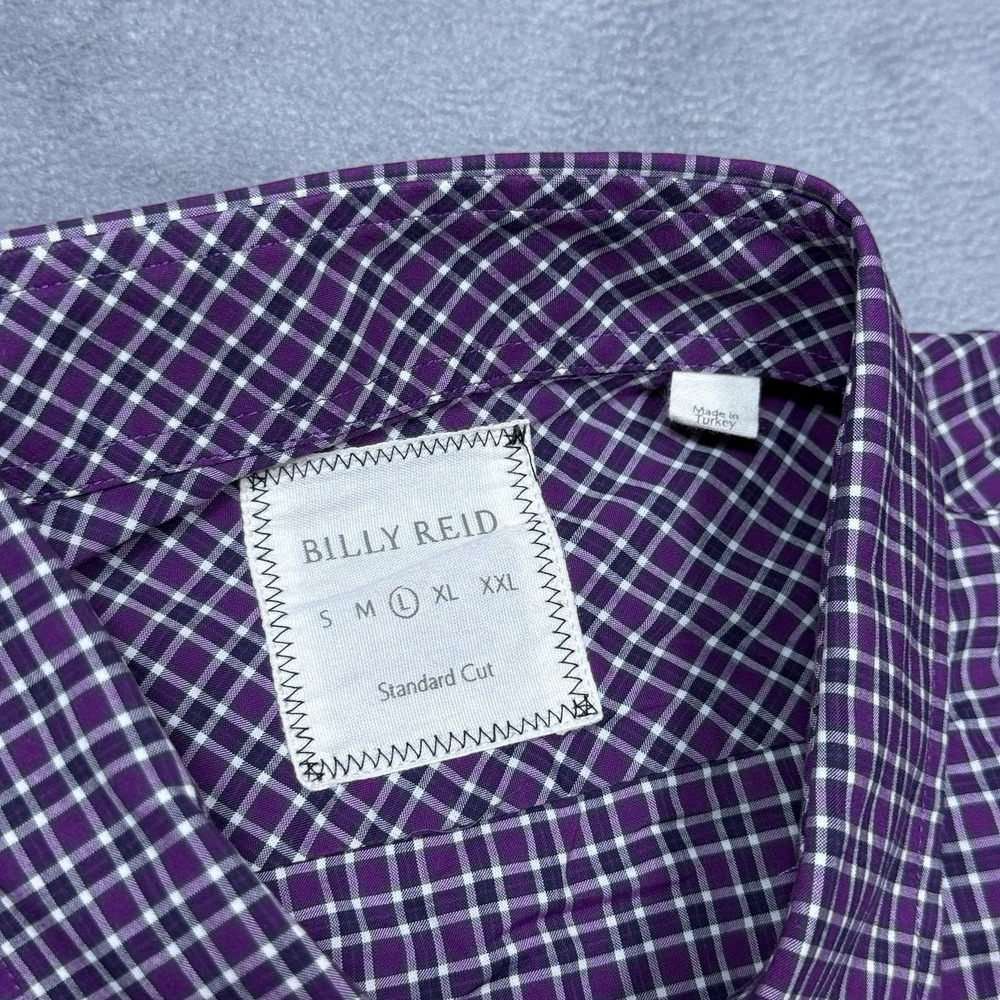 Billy Reid Button Shirt Mens L Standard Cut Featherweight Normcore Dadcore - Picture 3 of 10
